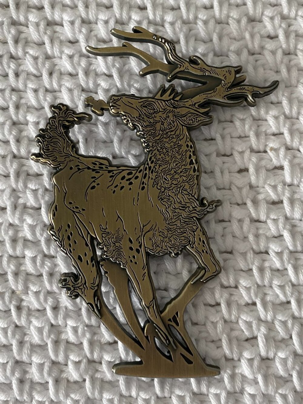 Vonnart (Timothy Von Rueden) "Shadow Prince" Stag Metal Pin